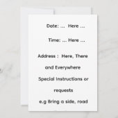 Top Hond op de Grill Achtertuin Barbecue Kaart (Achterkant)