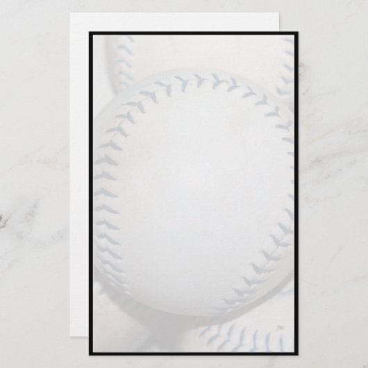 Top honkbal briefpapier (Voorkant / Achterkant)