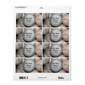 Top honkbal etiket (Full Sheet)