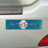 TOP Honkbal Slogan Bumpersticker (Op auto)
