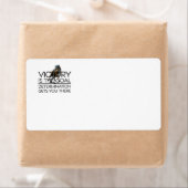 TOP Horse Race Slogan Etiket (Insitu)