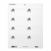 TOP Horse Race Slogan Etiket (Full Sheet)