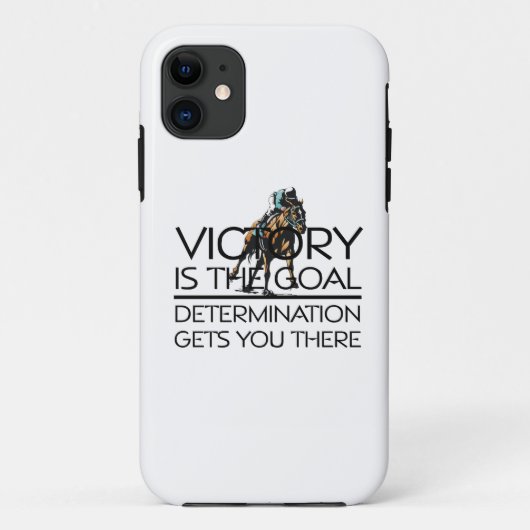 TOP Horse Race Victory Slogan Case-Mate iPhone Case (Achterkant)