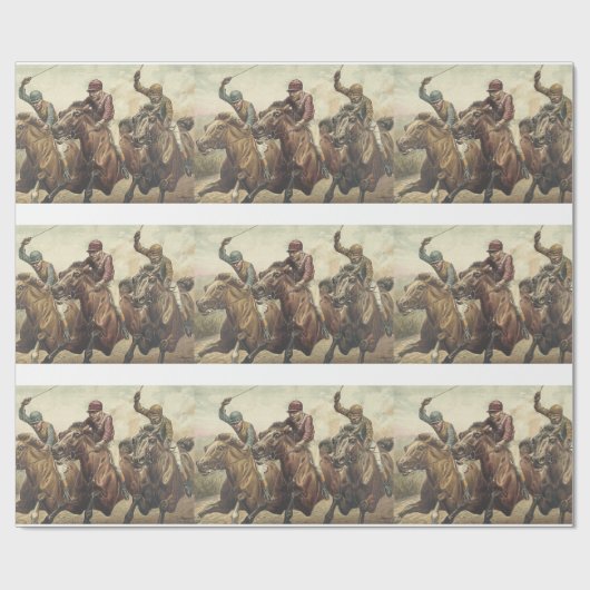 TOP Horse Racing Cadeaupapier (Vlak)