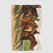 TOP Horse Racing Golfhanddoek (Voorkant)