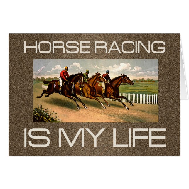 TOP Horse Racing is mijn leven (Voorkant Horizontaal)