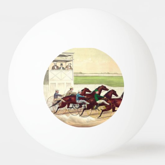 TOP Horse Racing is mijn leven Pingpongbal (Voorkant)