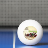 TOP Horse Racing is mijn leven Pingpongbal (Net)