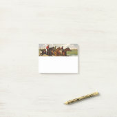 TOP Horse Racing is mijn leven Post-it® Notes (Op bureau)