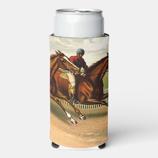 TOP Horse Racing is mijn leven Seltzer Blikjeskoeler (Seltzer Voorkant)