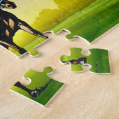 TOP Horse Racing Victory Slogan Legpuzzel (Zijkant)