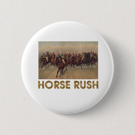 TOP Horse Rush Buttonnen Ronde Button 5,7 Cm (Voorkant)