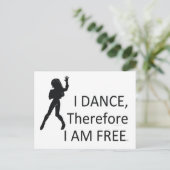 TOP I Dance, dus ik ben Briefkaart (Staand voorkant)