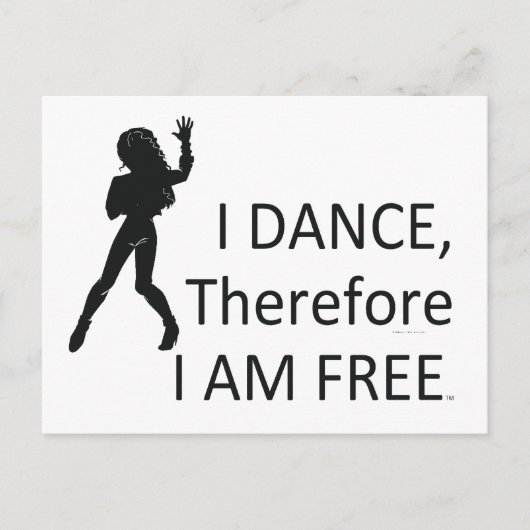 TOP I Dance, dus ik ben Briefkaart (Voorkant)