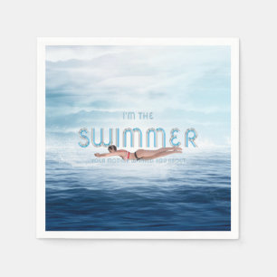 TOP Ik ben de zwemmer Servet