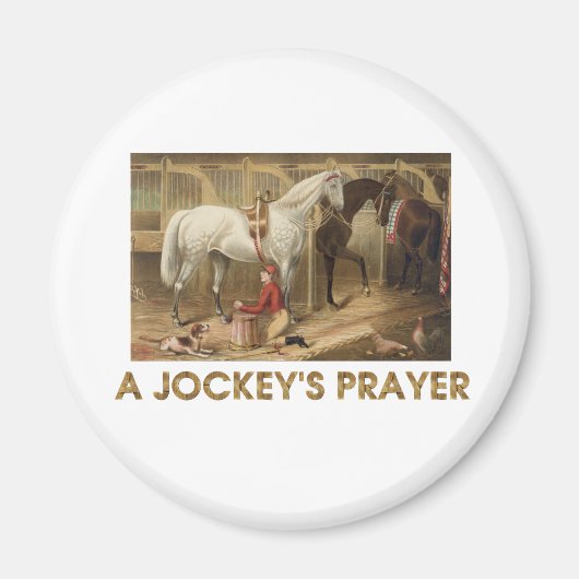 Top Jockey's gebedsmagneten Magneet (Voorkant)