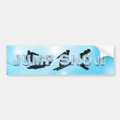 TOP Jump Snow Bumpersticker (Voorkant)