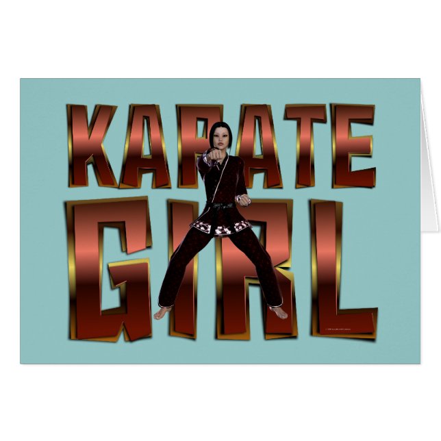 TOP Karate Girl (Voorkant Horizontaal)