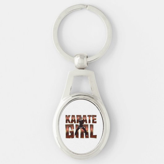 TOP Karate Girl Sleutelhanger (Voorkant)