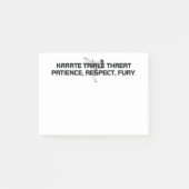 TOP Karate Slogan Post-it® Notes (Voorkant)