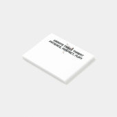 TOP Karate Slogan Post-it® Notes (Schuin)