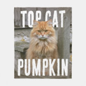 Top Kat FotoPop Fleece Deken (Voorkant)
