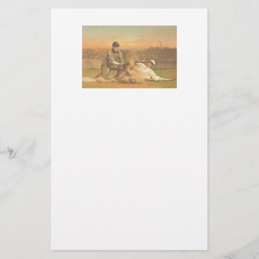 TOP Klassieke honkbal Briefpapier (Voorkant)