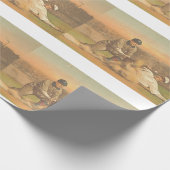 TOP Klassieke honkbal Cadeaupapier (Hoek)