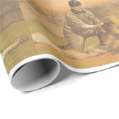 TOP Klassieke honkbal Cadeaupapier (Rol Hoek)