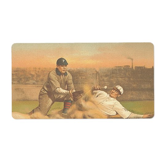 TOP Klassieke honkbal Etiket (Voorkant)