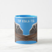 Top Koala-Tea Funny Blue Animal Mok (Midden)