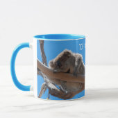 Top Koala-Tea Funny Blue Animal Mok (Links)