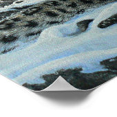 Top Koning Snow Leopard poster groot tot groot (Hoek)