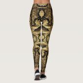 Top Krokodil Lederoptik Leggings (Achterkant)