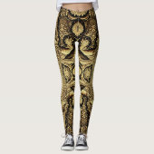 Top Krokodil Lederoptik Leggings (Voorkant)