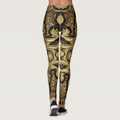 Top Krokodil Lederoptik Leggings (Achterkant)