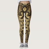 Top Krokodil Lederoptik Leggings (Voorkant)