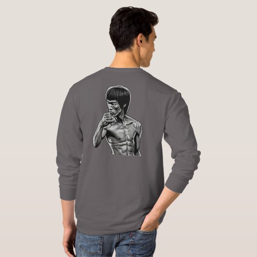 Top-kwaliteit T-shirt met lange mouwen (Achterkant volledig)