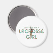 TOP Lacrosse Meisje DMW magneten (Voorkant / Achterkant)