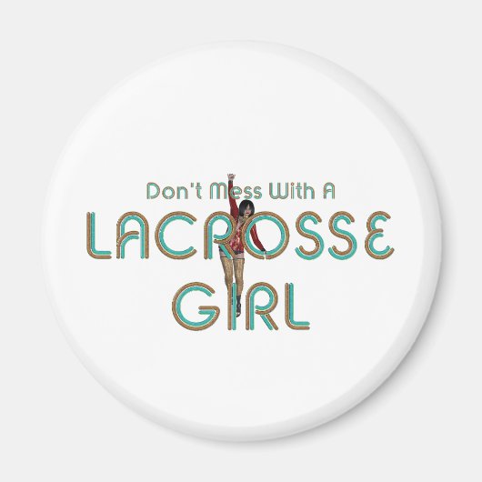 TOP Lacrosse Meisje DMW magneten (Voorkant)
