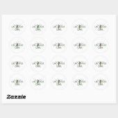 TOP Lacrosse Meisje DMW Ronde Sticker (Vel)