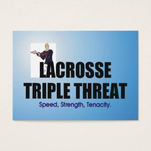 TOP Lacrosse Triple Threat Visitekaartje