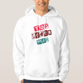top-leder-man hoodie (Voorkant)