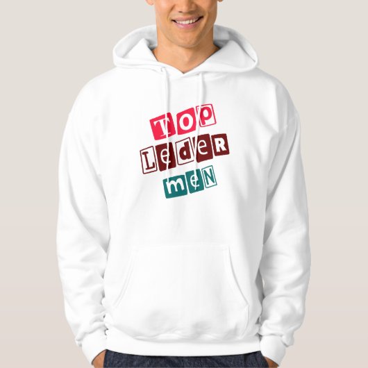 top-leder-man hoodie (Voorkant)