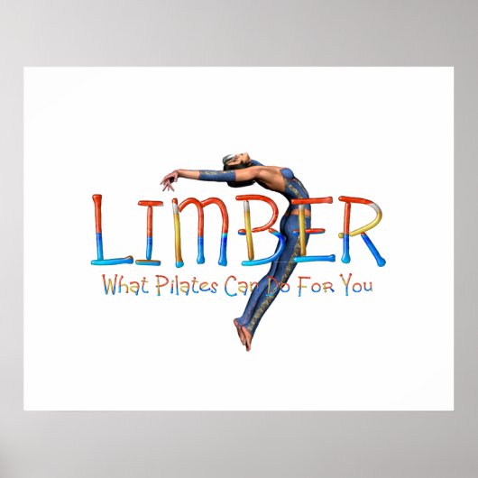TOP Limber Pilates Poster (Voorkant)