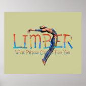 TOP Limber Pilates Poster (Voorkant)