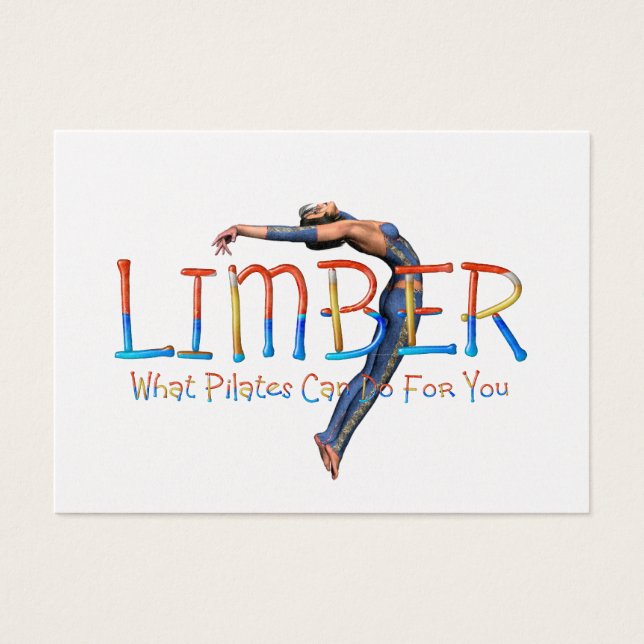 TOP Limber Pilates Visitekaartjes (Voorkant)