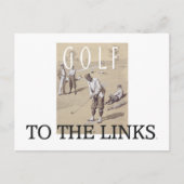 TOP Links Golf Briefkaart (Voorkant)