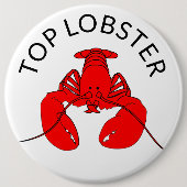 Top Lobster Ronde Button 6,0 Cm (Voorkant)