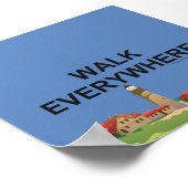 TOP loopt overal Poster (Hoek)